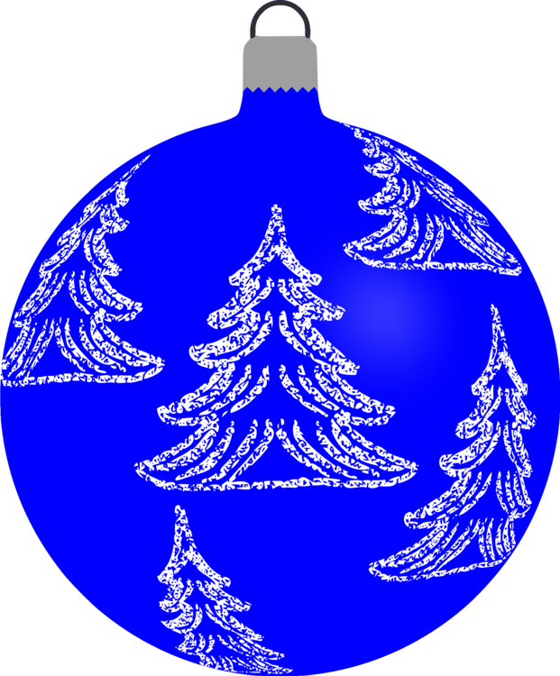 Thanksgiving Ornaments Christmas Greetings Blue PNG