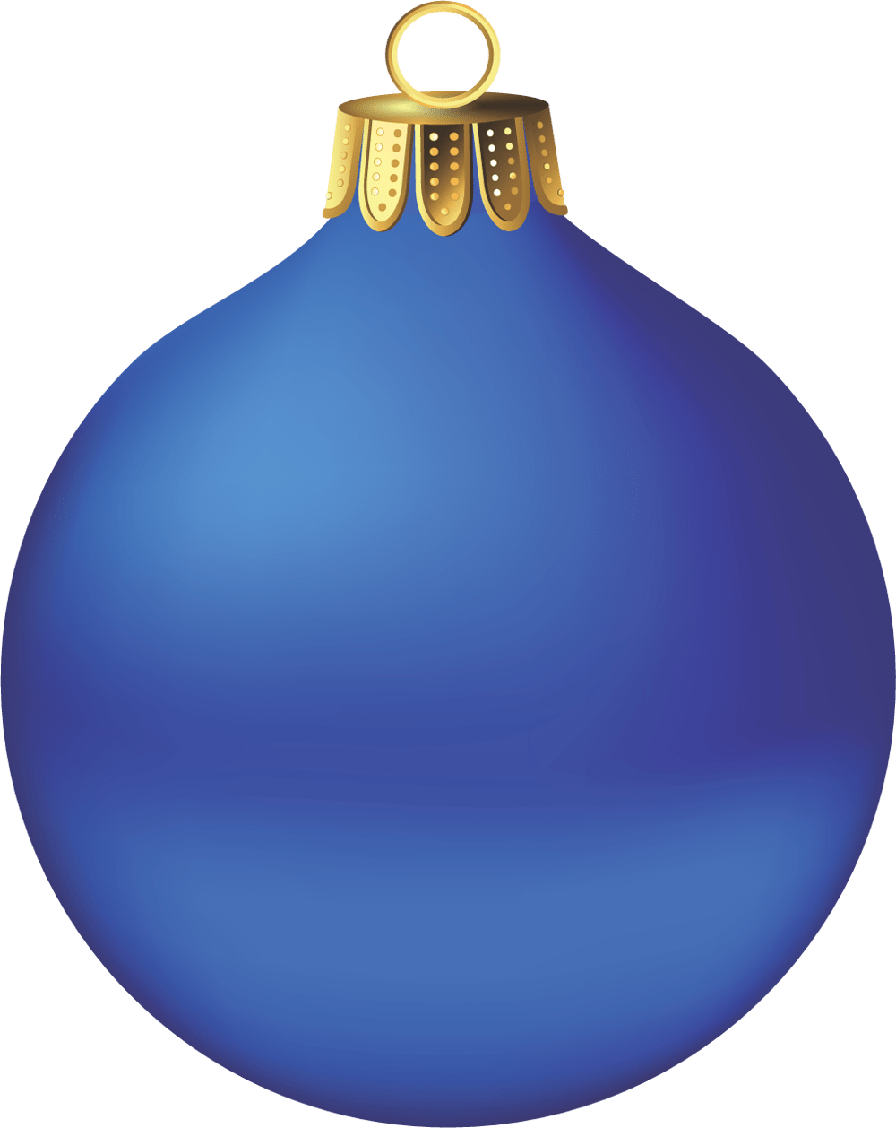 Ornaments Blue Christmas Bells Holidays PNG
