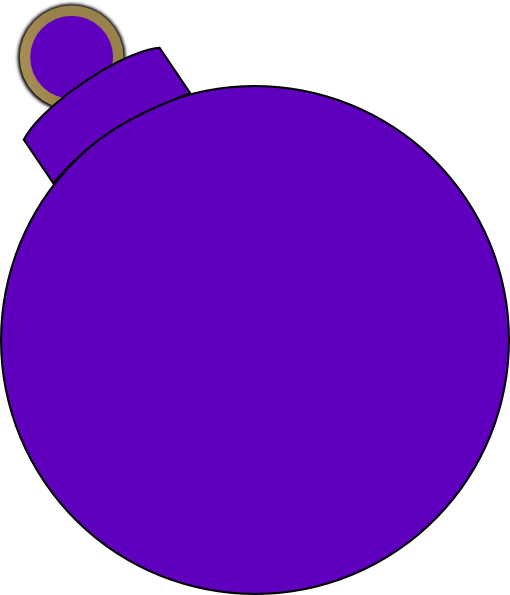 Birthday Ornaments Holiday Season Purple PNG