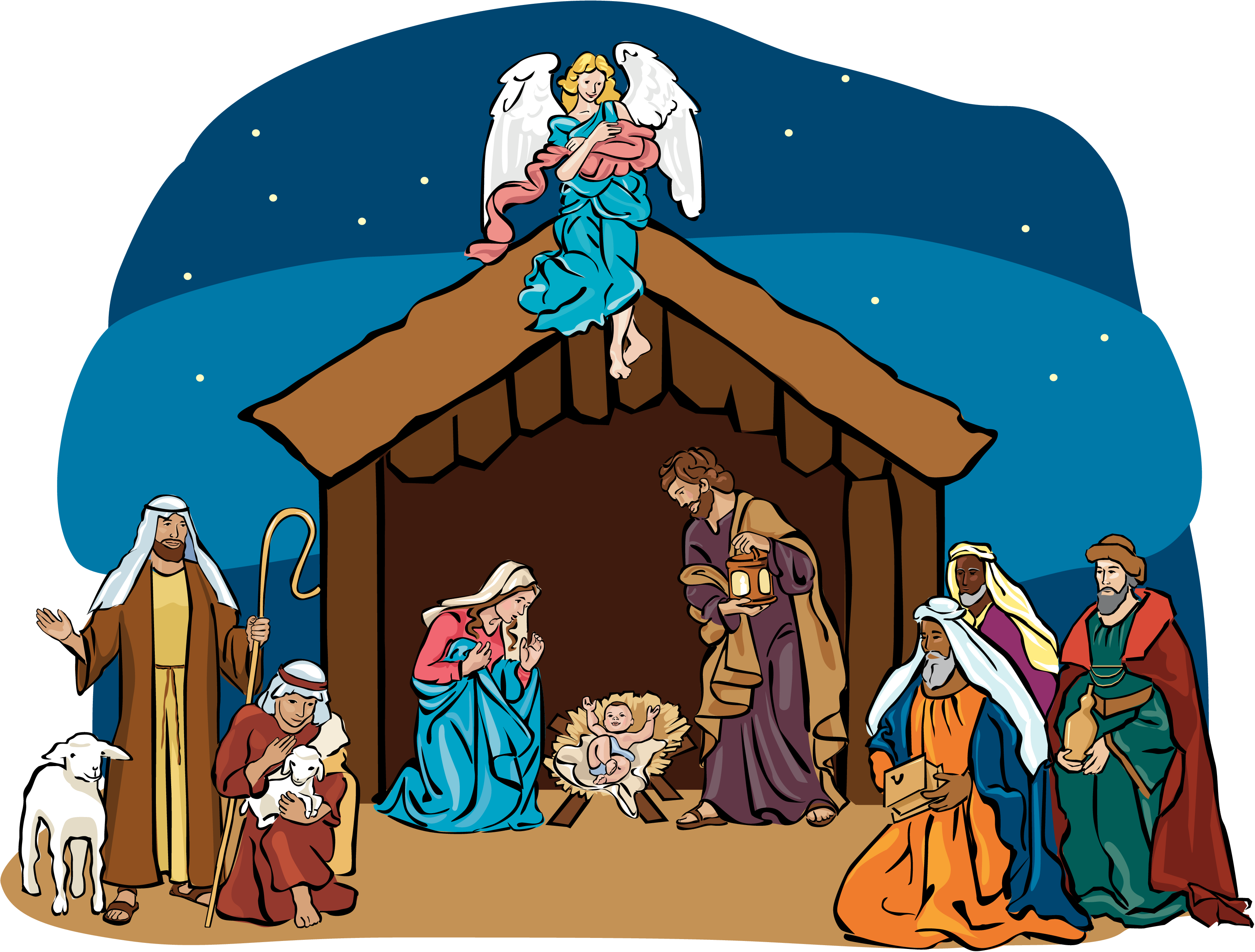 Bells Nativity Holidays Thanksgiving Native PNG