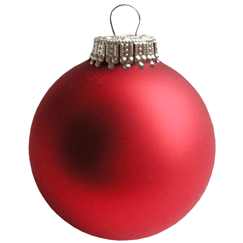 Holidays Bauble Christmas Red Hanging PNG
