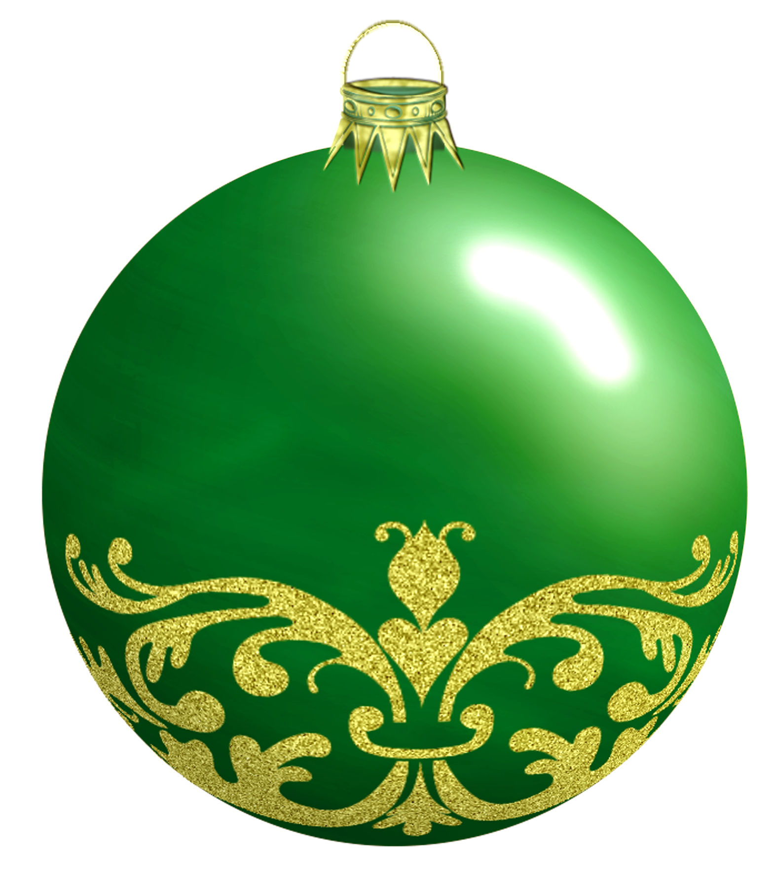 Ornaments Yule Valentine Green Holidays PNG