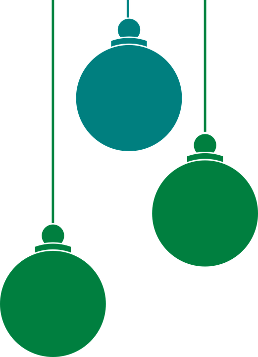 Holiday Holidays Christmas Green Ornaments PNG