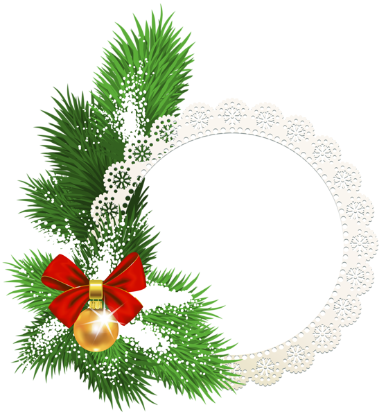 Holidays Boxing Frame Round Christmas PNG
