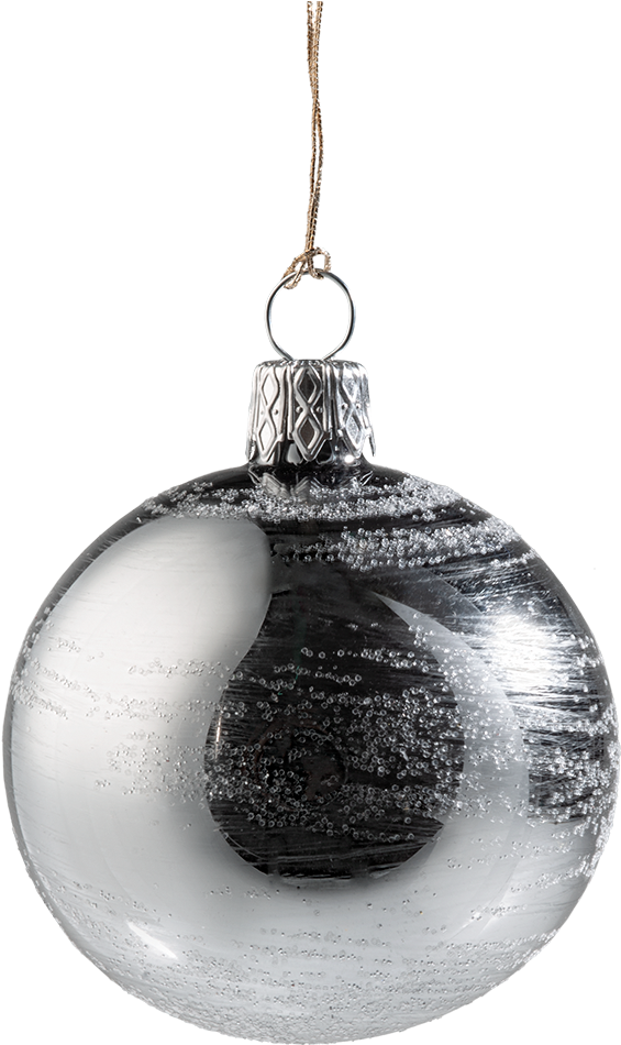 Holidays Season Bauble Christmas Silver PNG
