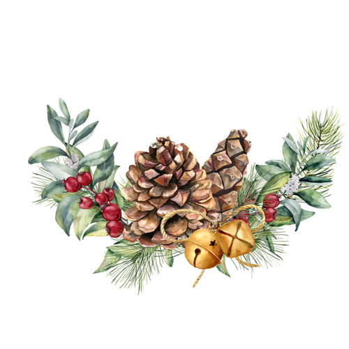Holiday Pine Home Yuletide Snack PNG