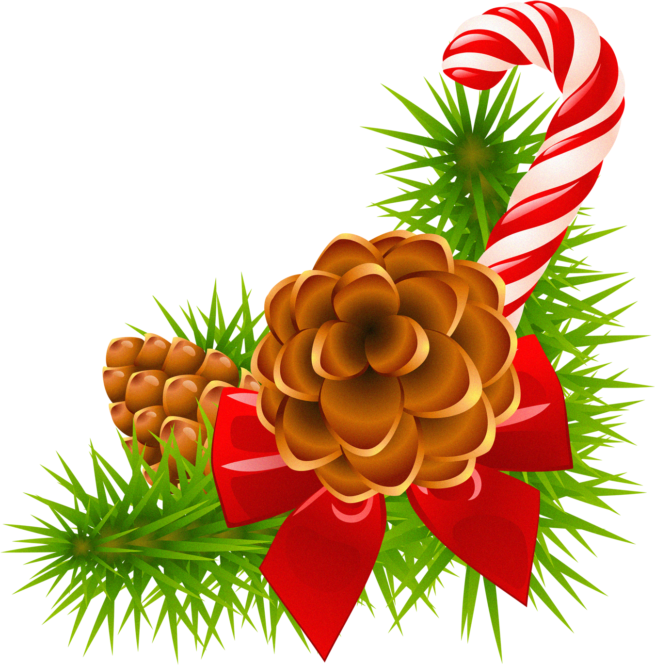 Christmas Natal Pine Cone Holidays PNG