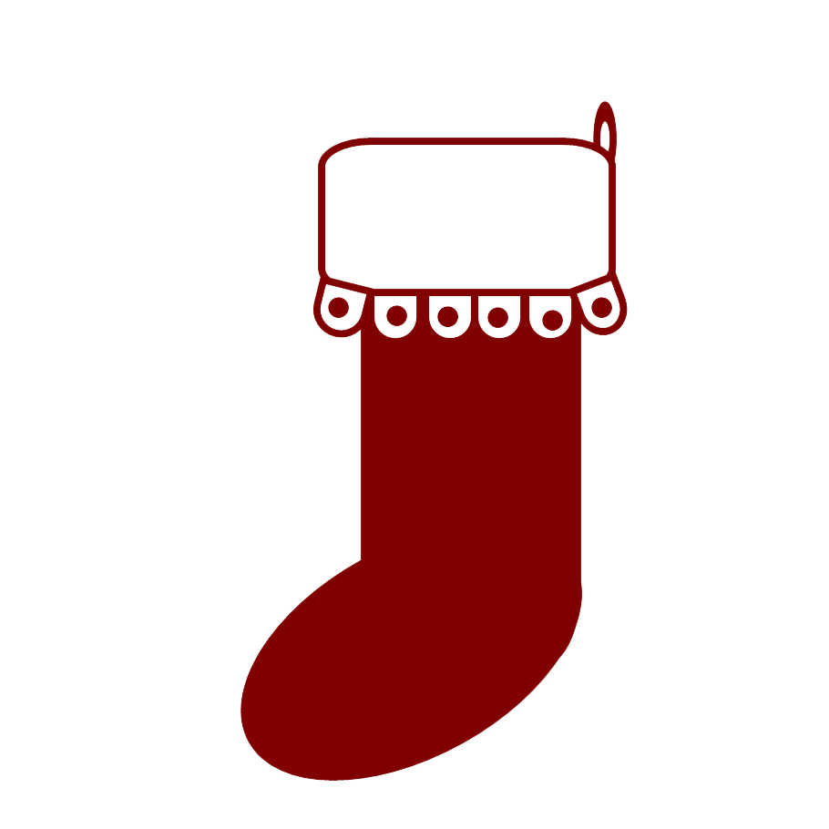 Banner Birthday Stocking Christmas Friends PNG