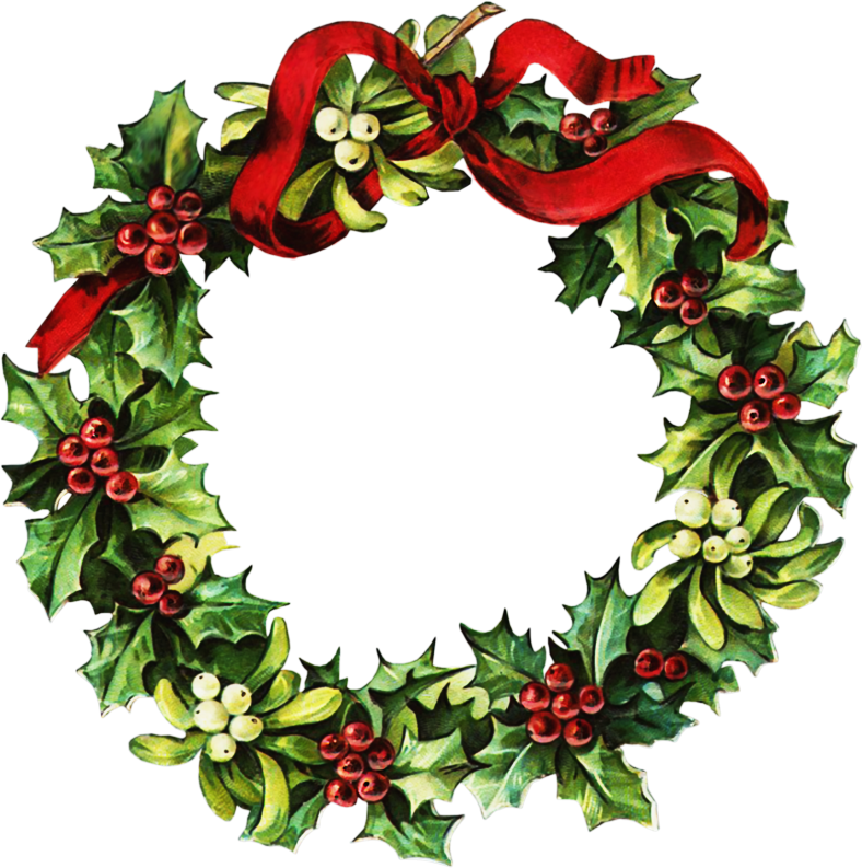 Home Christmas Family Wreath Yule PNG