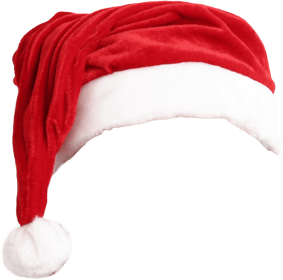Santa Red Trendy Hat Moment PNG