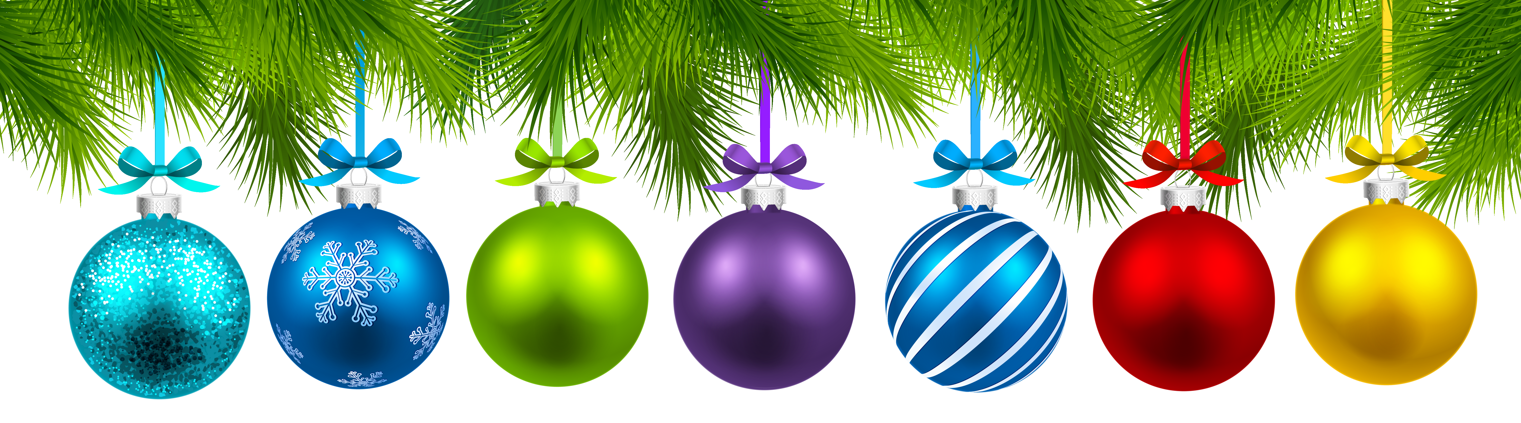 Tree Balls Decor Christmas Home PNG