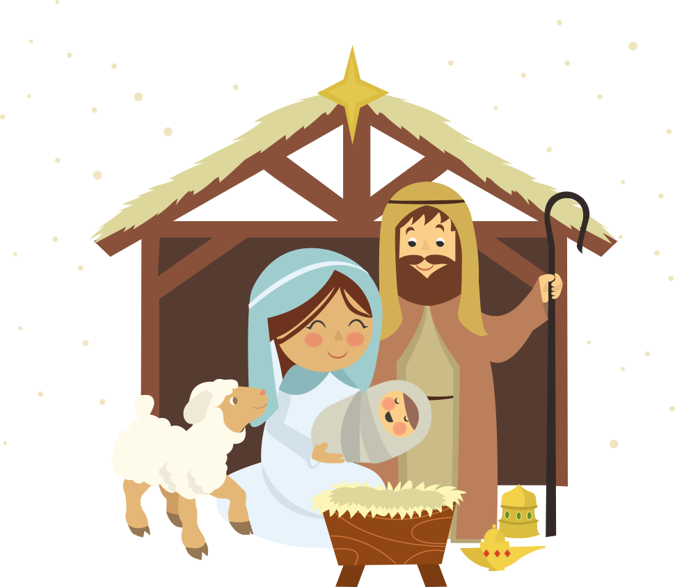 Aguinaldos Cartoon Manger Nativity Information PNG