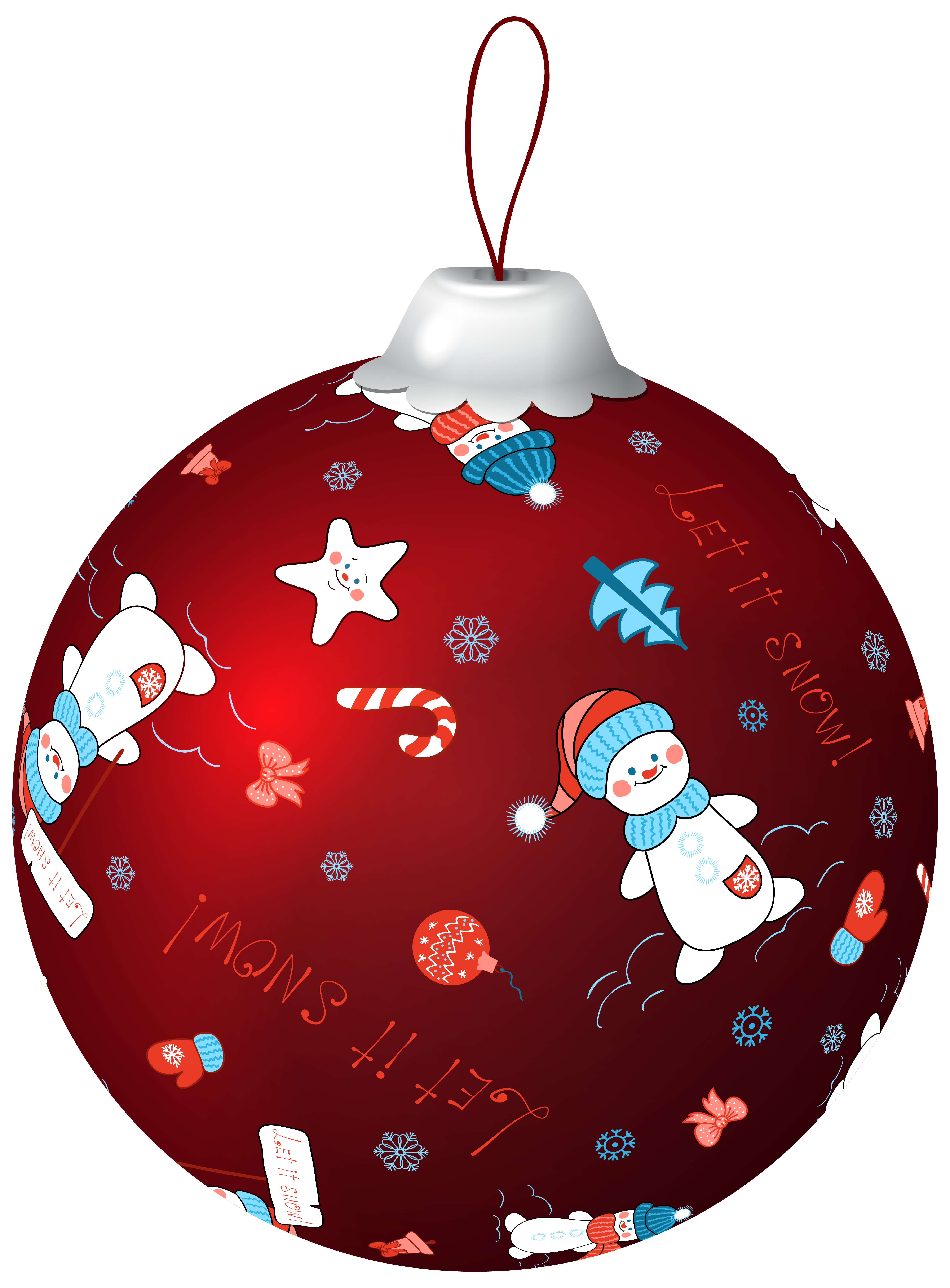 Birth Red Ball With Christmas PNG