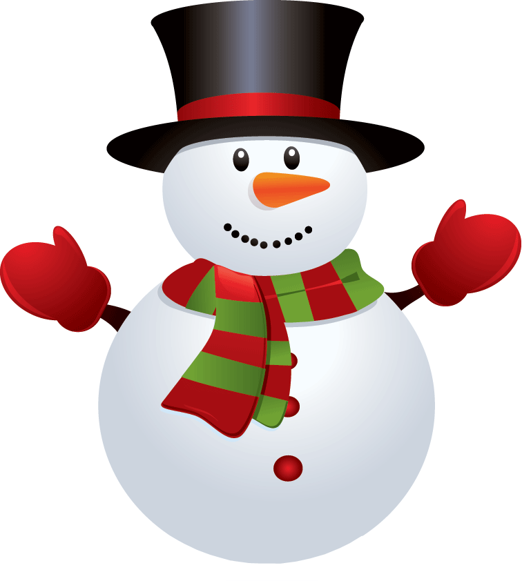 Snowman Santa Snowflake Sconce Gift PNG