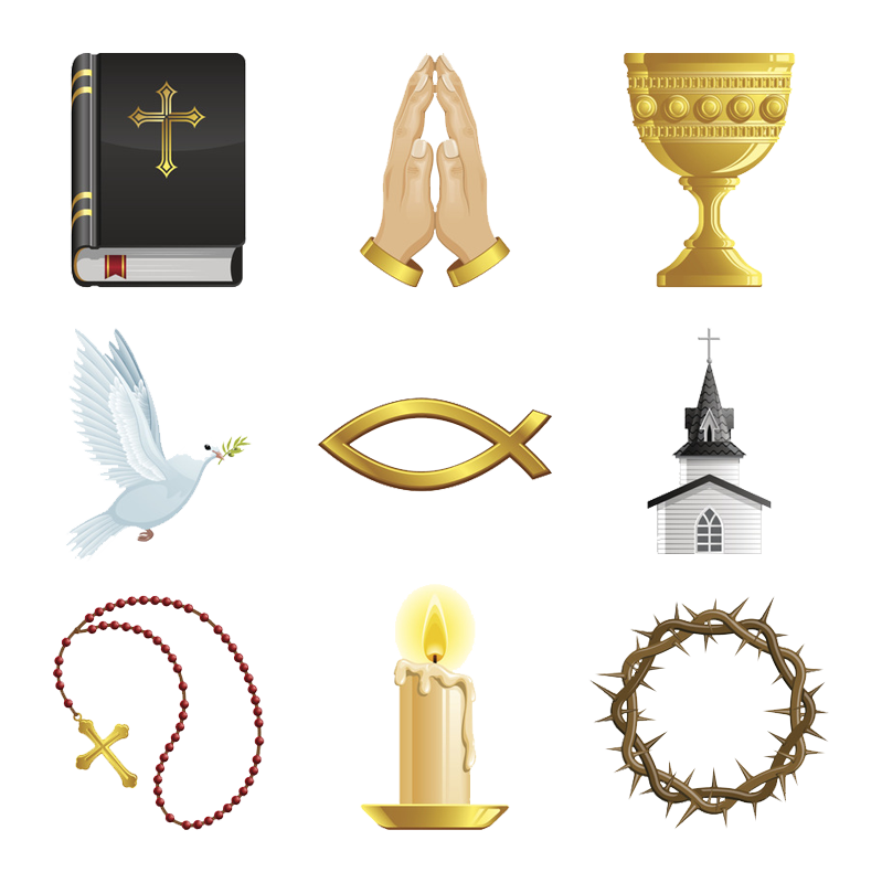Icon Cross Relic Christianity Christ PNG