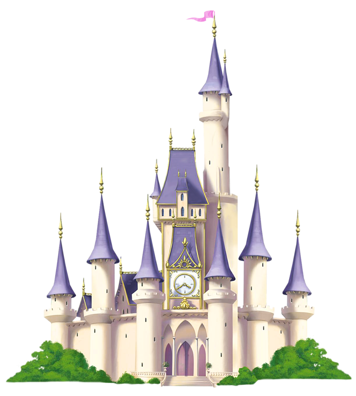 Mermaid Castle Disneyland Storybook Magic PNG