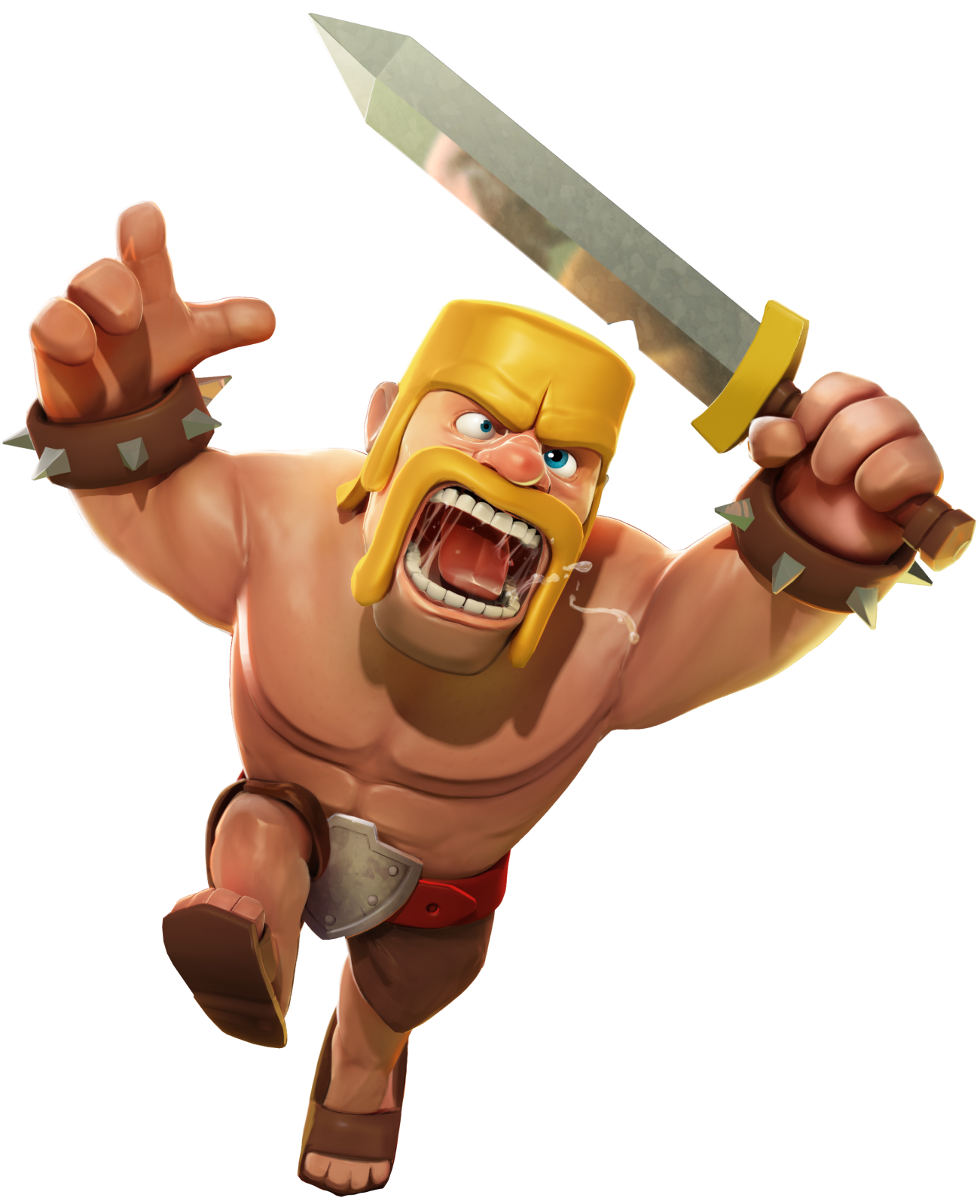 Thumb Finger Clans Toy Barbarian PNG