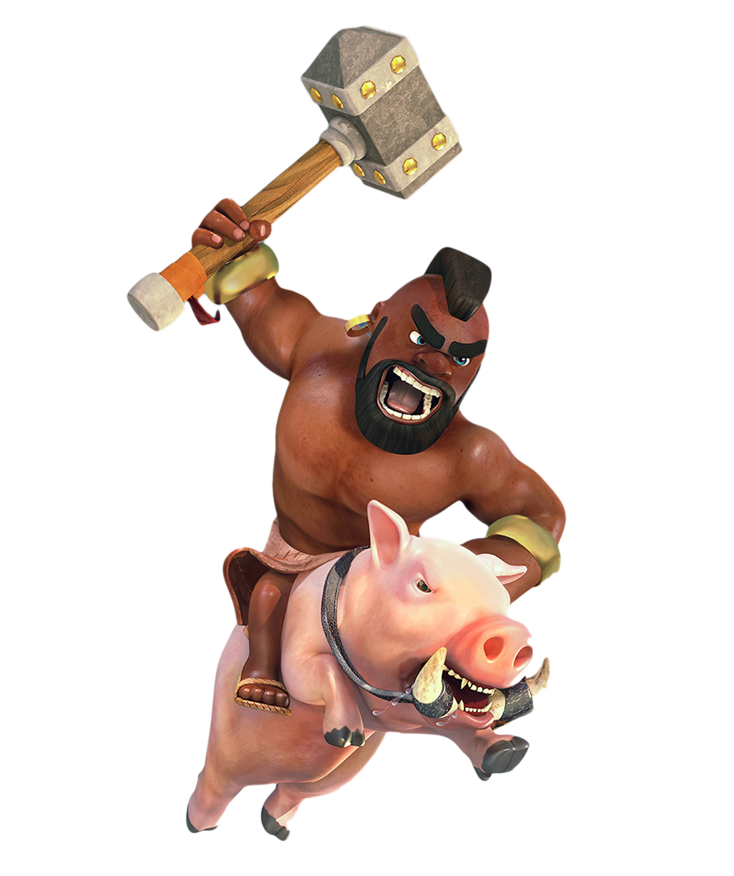 Collision Clans Figurine Royale Pig PNG