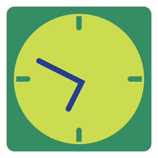 Noon Green Stopwatches Clock Wall PNG