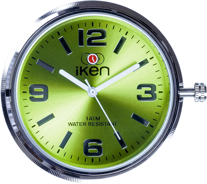 Green Objects Timepiece Countdown Wall PNG