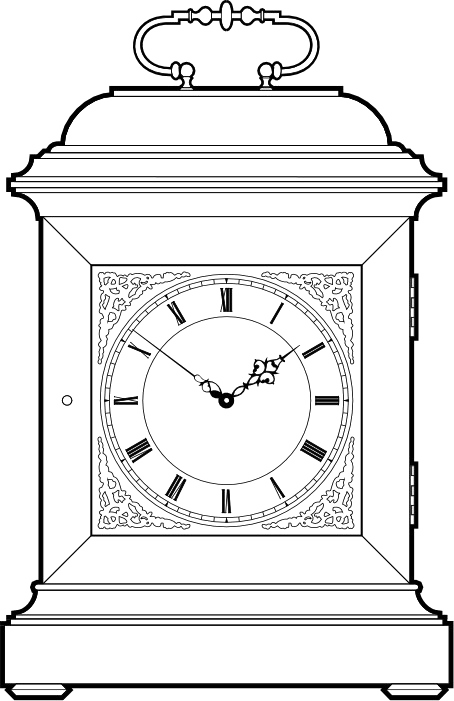 Hours Clock Bracket Service Bottle PNG