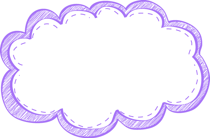 Lilac Purple Frame Frames Cloud PNG