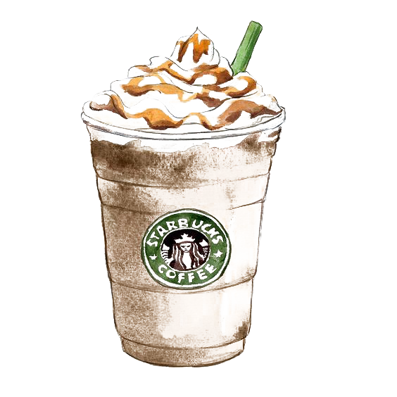 Sticker Food Milkshake Espresso Starbucks PNG