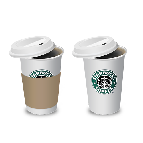 Restaurant Coffee Cup Iced Starbucks PNG