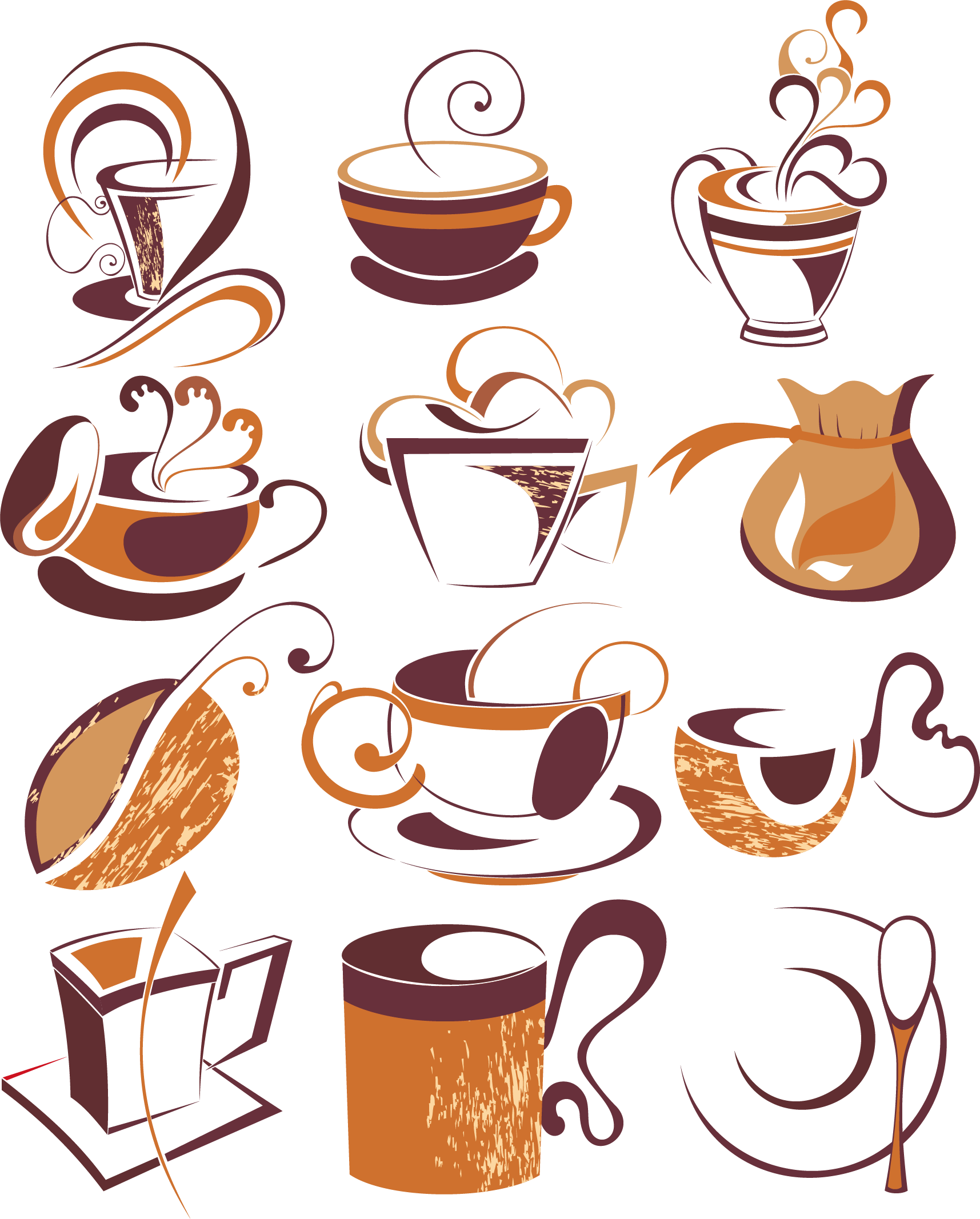 Element Cup Artwork Coffee Cafe PNG