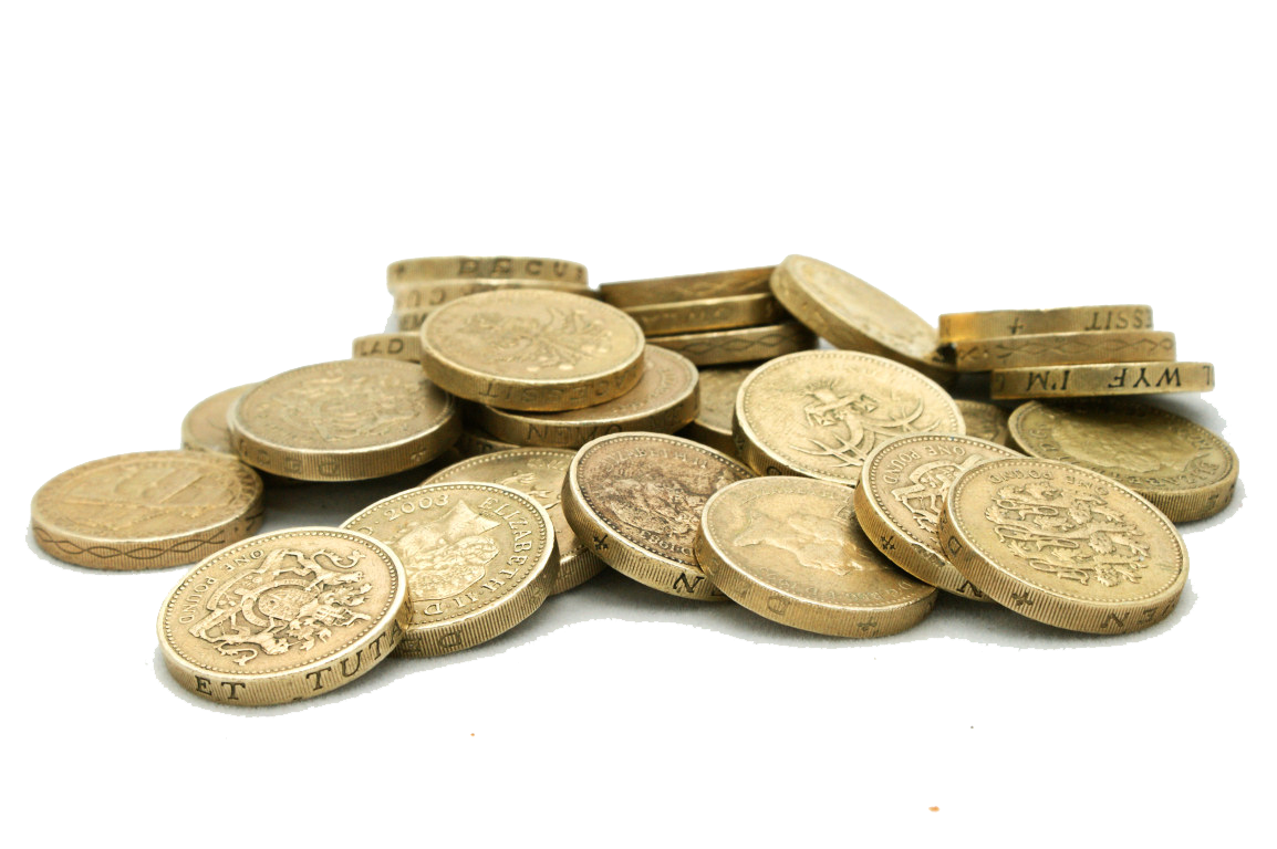 One Euro Coin Flipping Nickels PNG