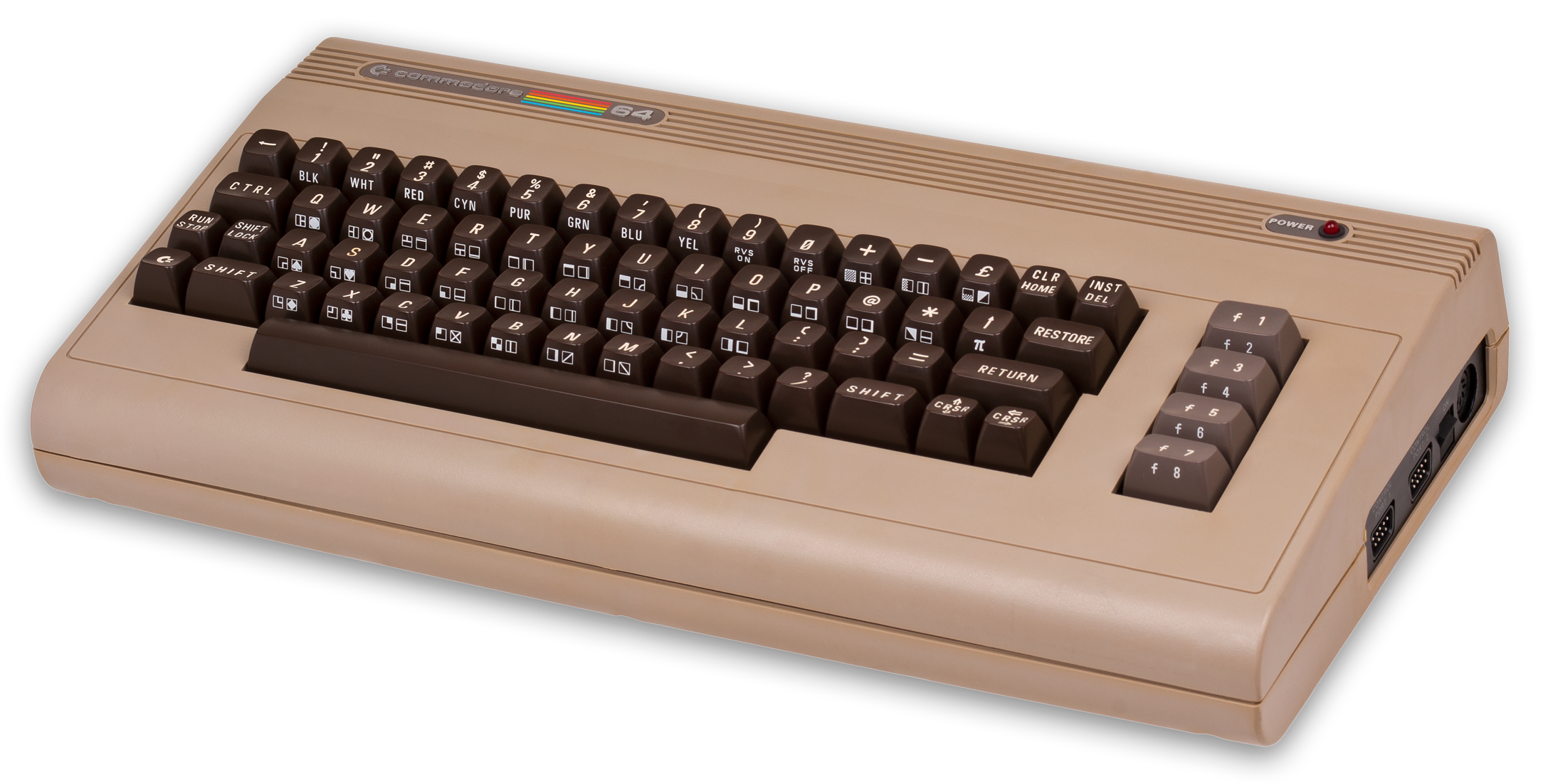 Vintage Keyboard Task Computer Commodore PNG