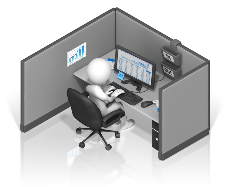 Information Leads Business Cubicle Projects PNG
