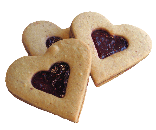 Food Cookies Cookie Heart Shortcakes PNG