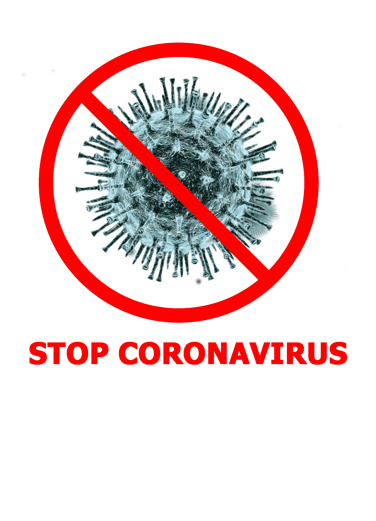 Medical Stop Coronavirus Sign PNG
