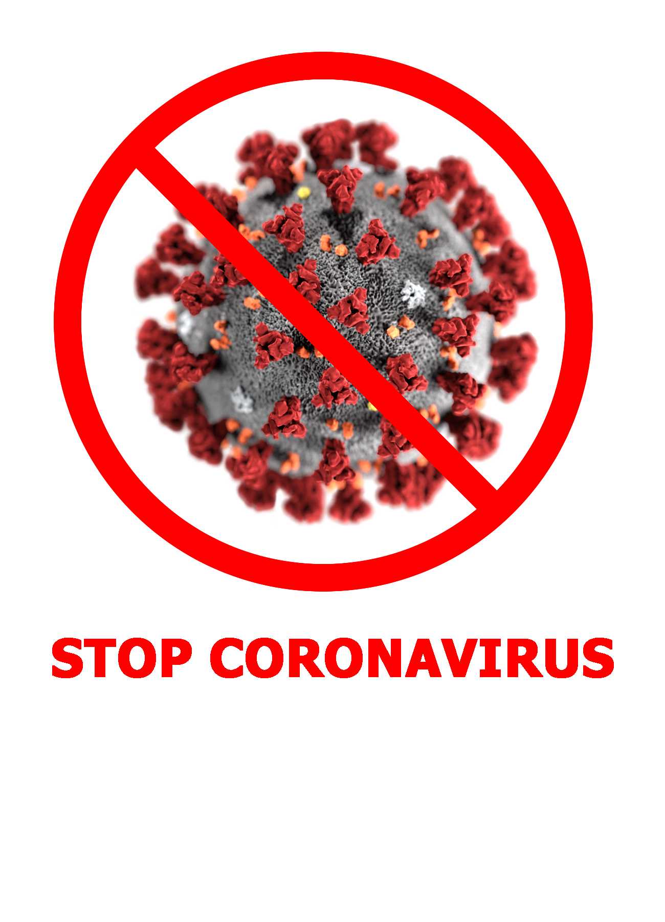 Coronavirus Stop Sign Medical PNG