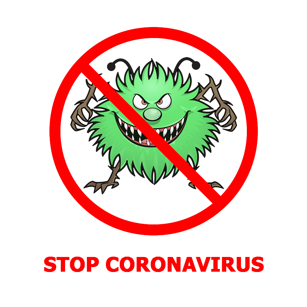 Medical Coronavirus Symbol Stop PNG