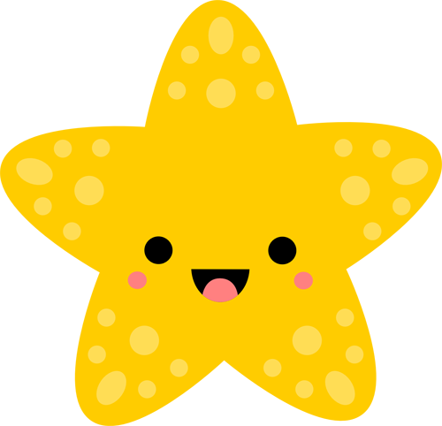 Starfish Cute Cartoon Attractive Plush PNG