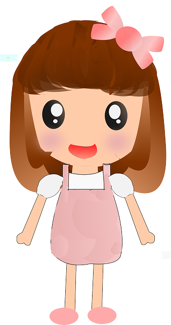 Girl Doll Drawings Fun Cute PNG