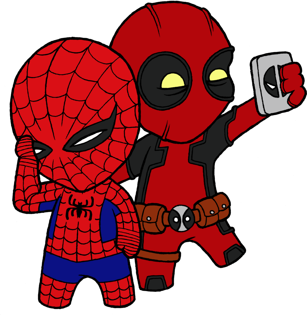 Deadpool Spiderman Nature PNG