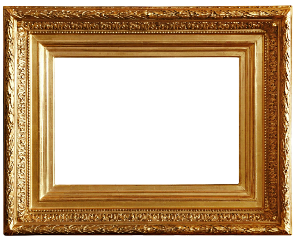 Gold Entry Cosmetic Miscellaneous Frame PNG