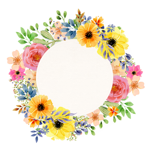 Borderlands Entry Circle Flower Frame PNG