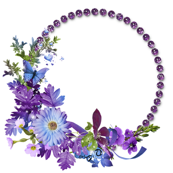 Flower Miscellaneous Circle Finishing Coastline PNG