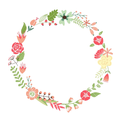 Boarder Frame Circle Miscellaneous Floral PNG