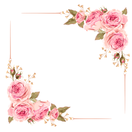 Miscellaneous Border Highway Frame Flower PNG