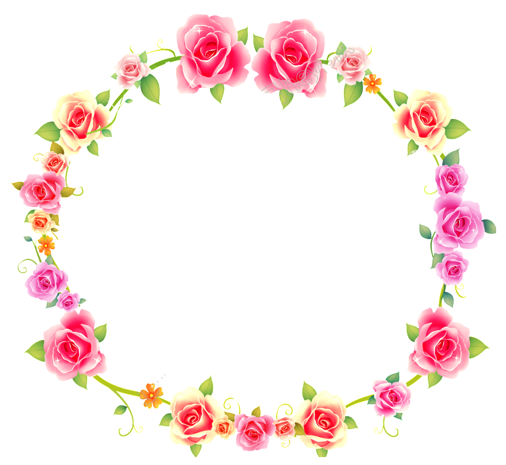Frame Miscellaneous Entry Flower Wall PNG