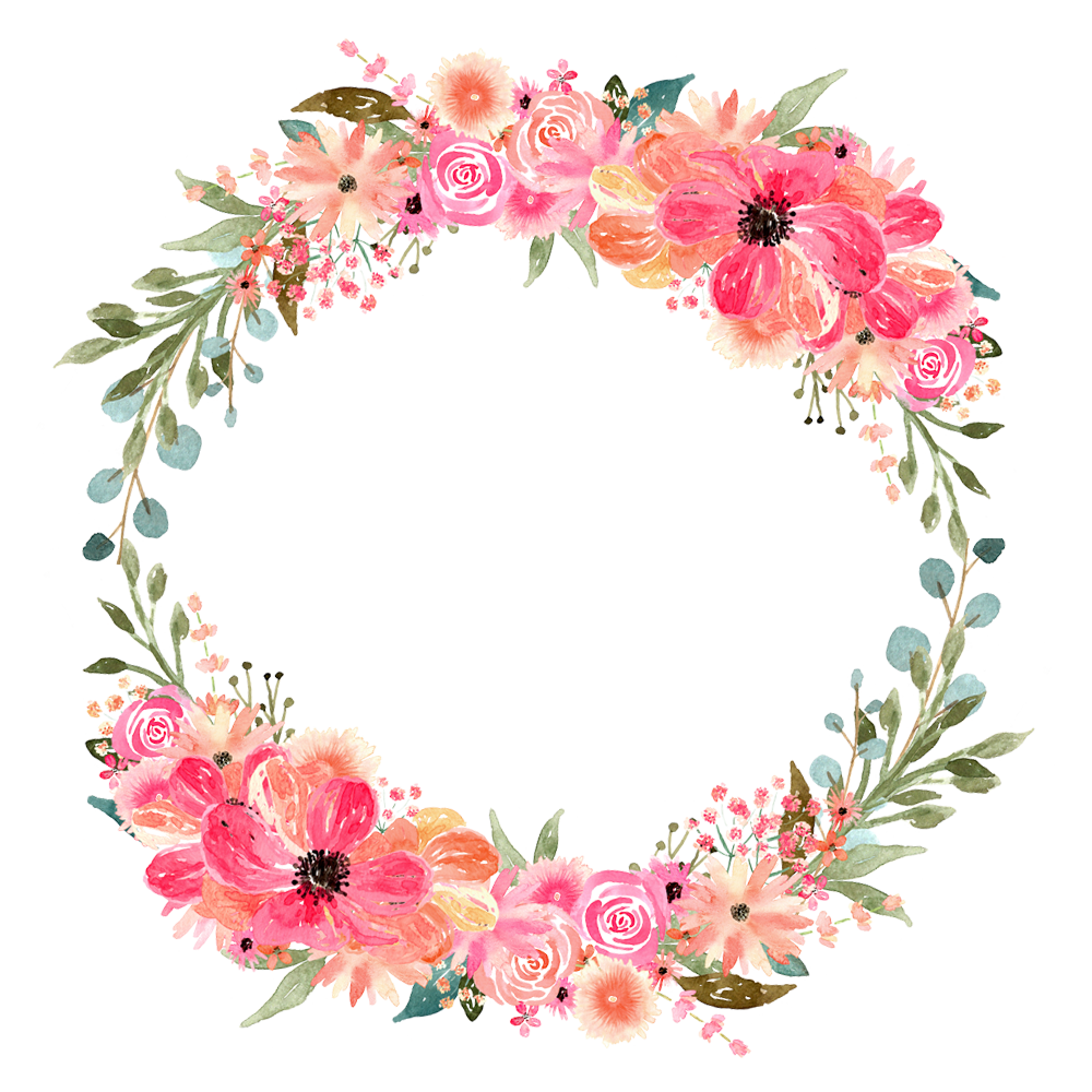 Miscellaneous Floral Border Threshold Design PNG