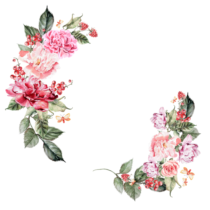 Floral Overland Border Edge Miscellaneous PNG