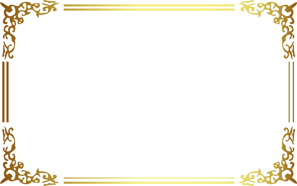 Miscellaneous Frame Abstract Gold PNG
