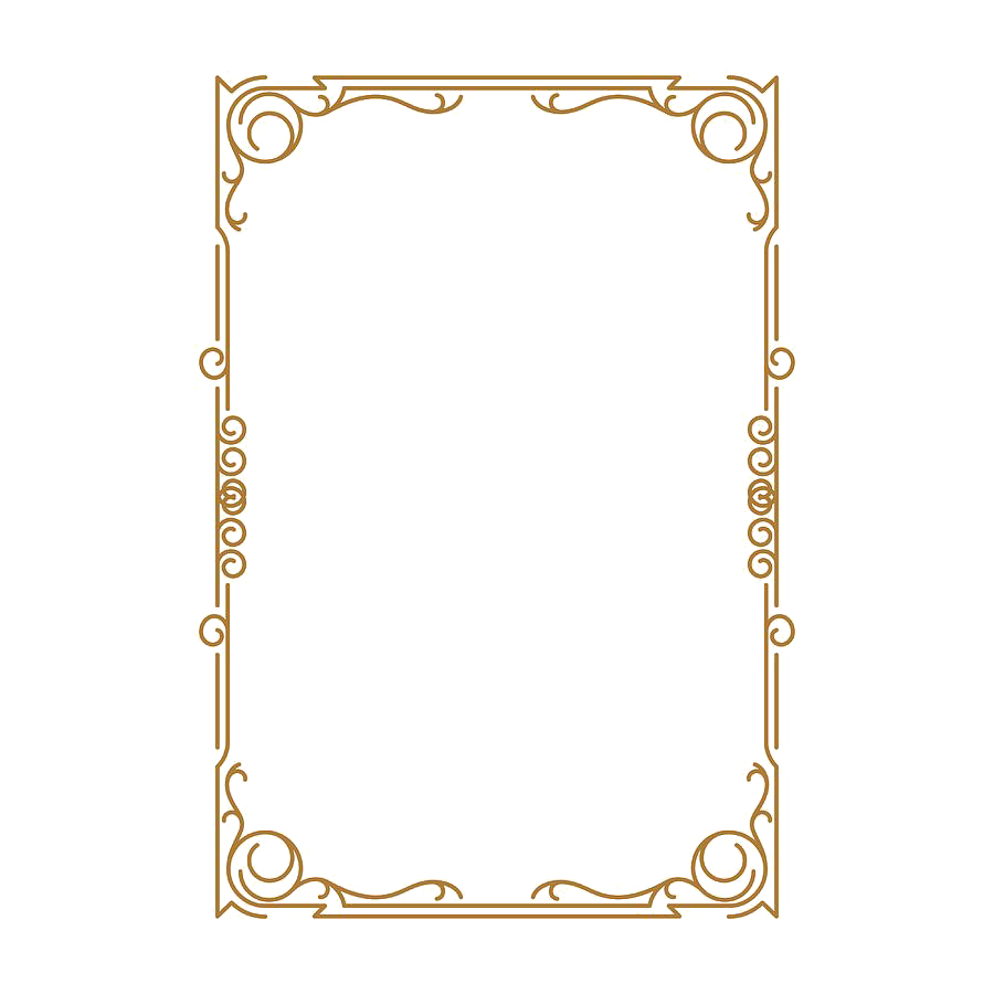 High Bounds Retro Gold Decoration PNG