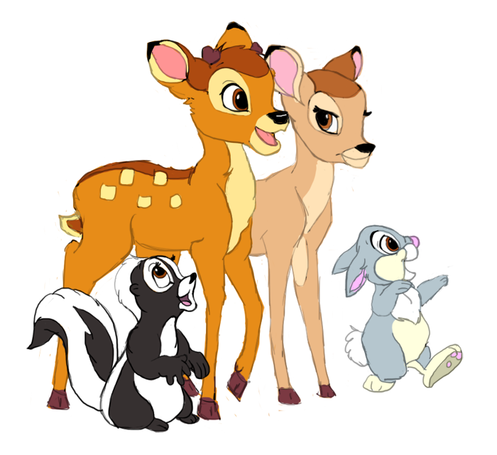 Cartoon Disney Bambi PNG